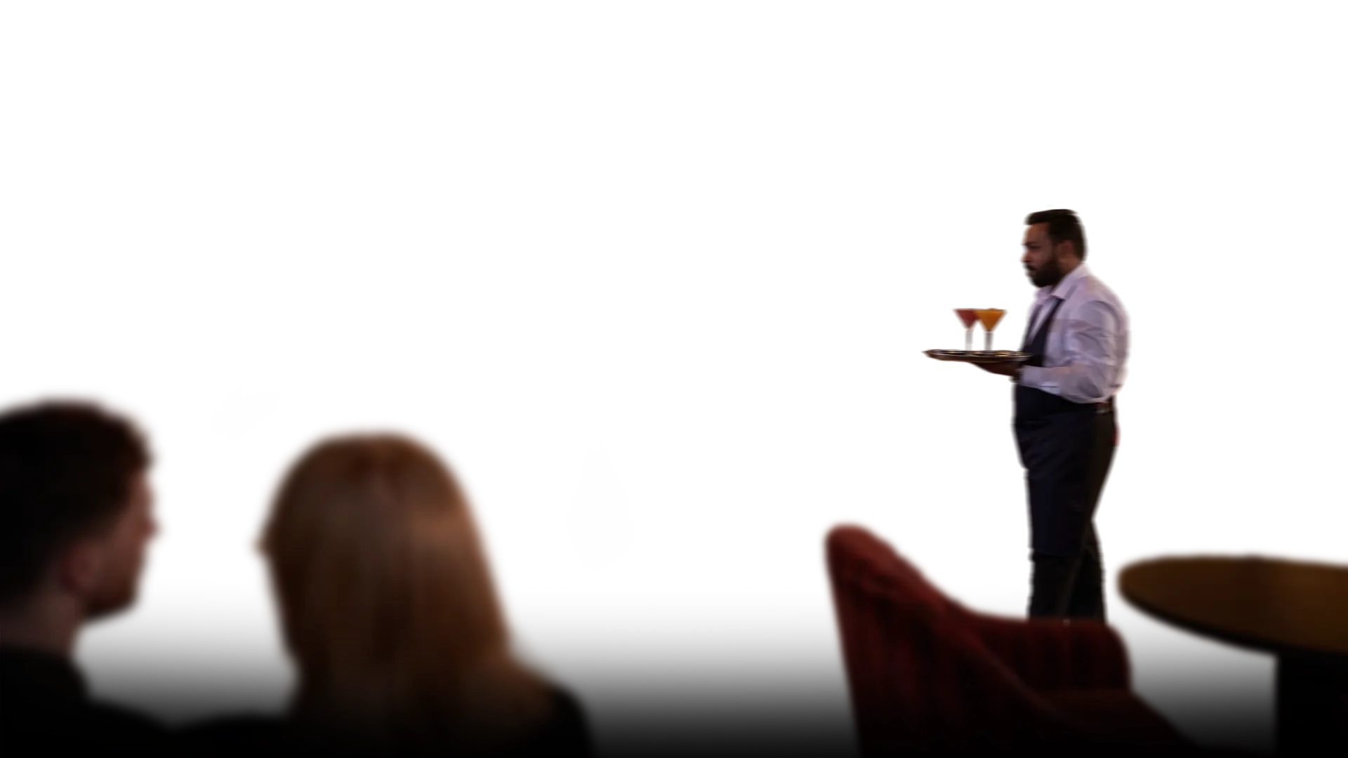 Parallax foreground layer