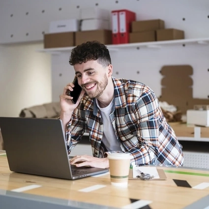 man running ebusiness