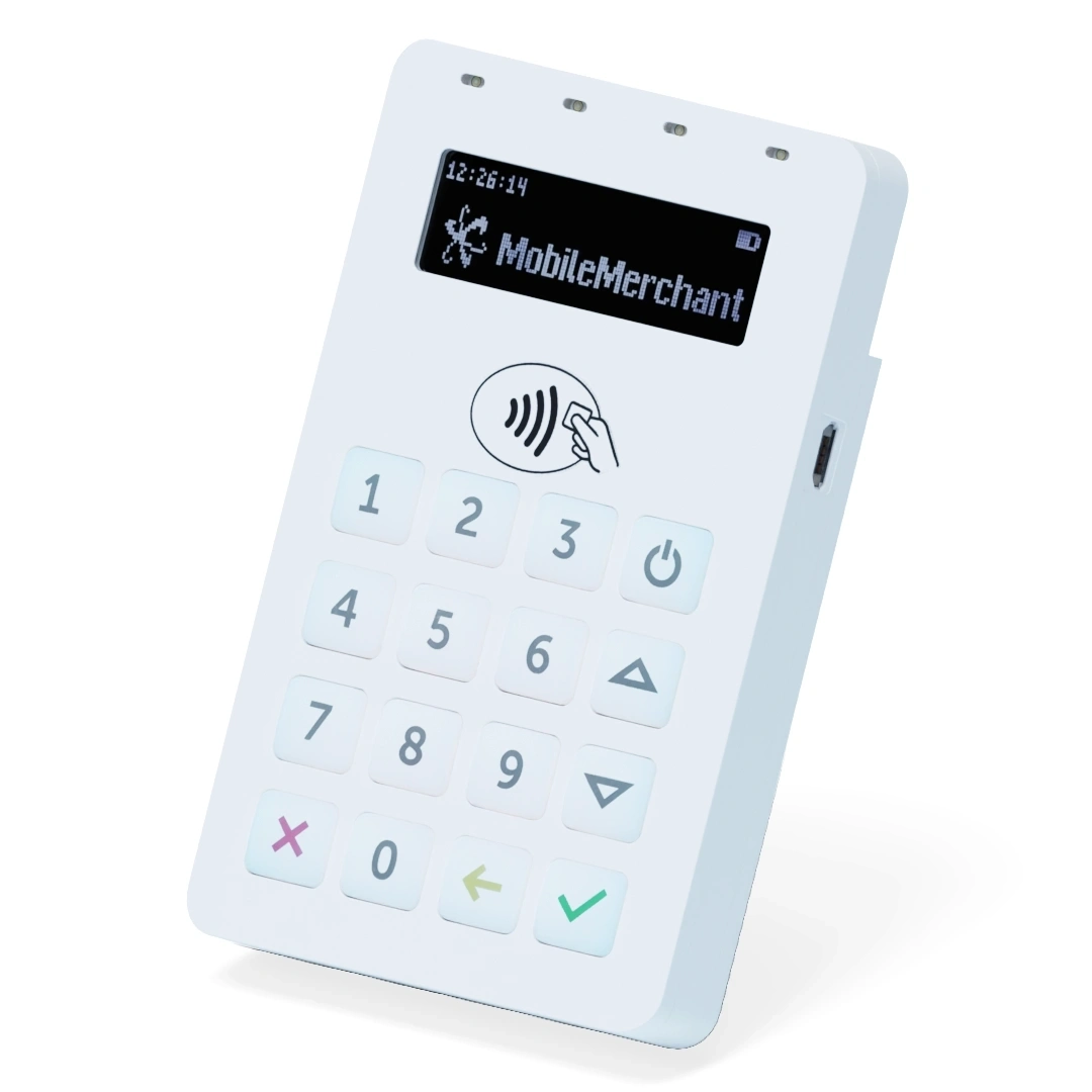 Elavon Mobile full side angle view